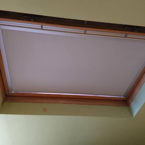 Velux blinds with blackout material