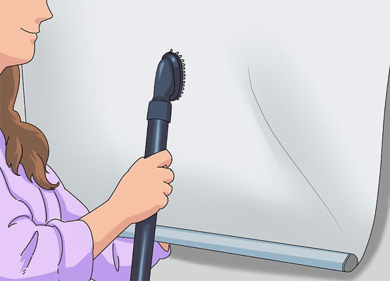 Vacuum your roller Blinds