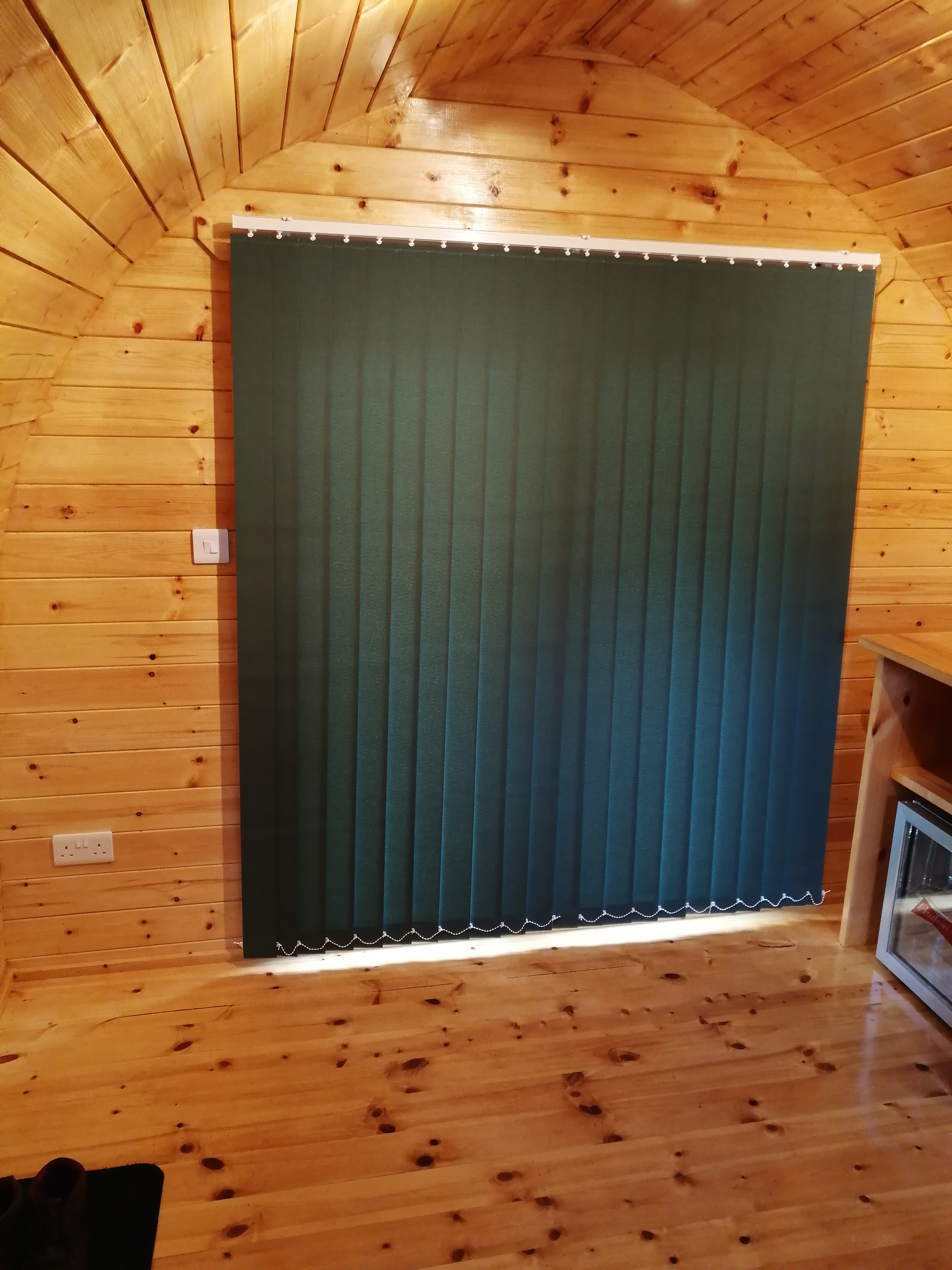 Bipart vertical blinds